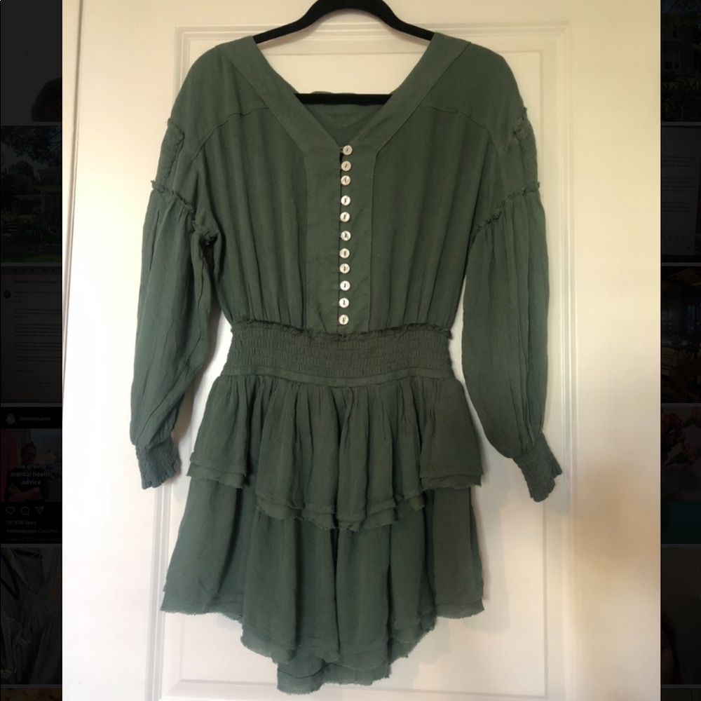 Free People Green Dress